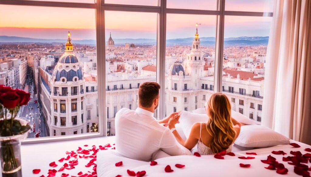 Romantic hotels in central Madrid