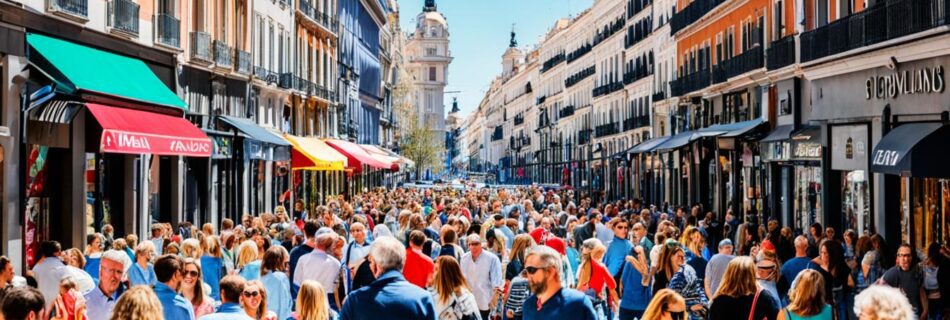 shopping in Madrid