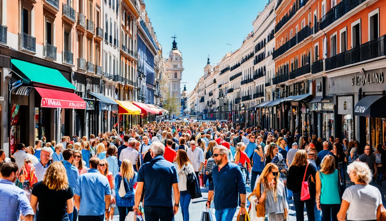 shopping in Madrid