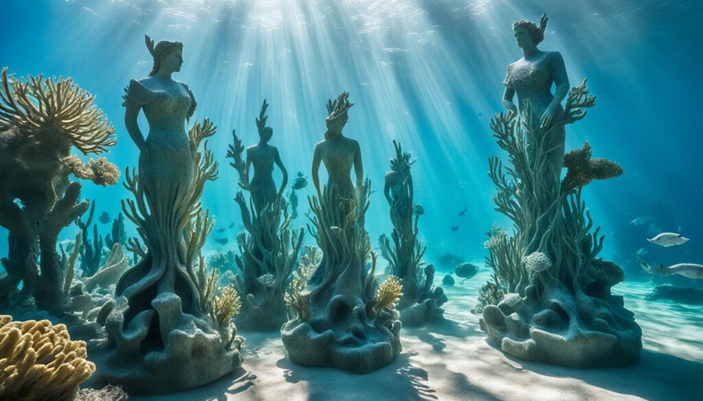 underwater sculpture museum