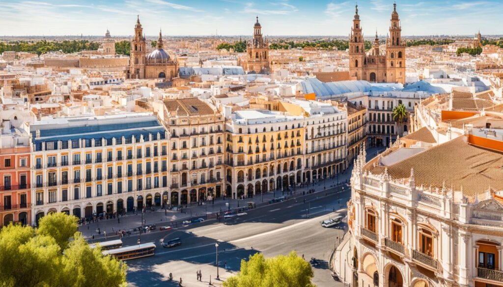 Centrally located hotels in Seville