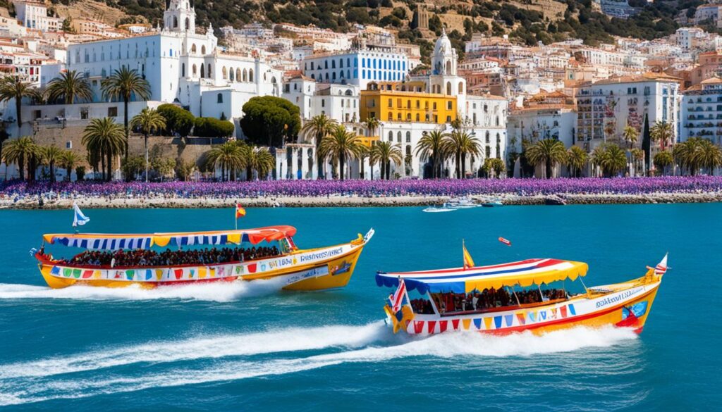 Malaga boat processions