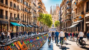 barcelona bike rentals