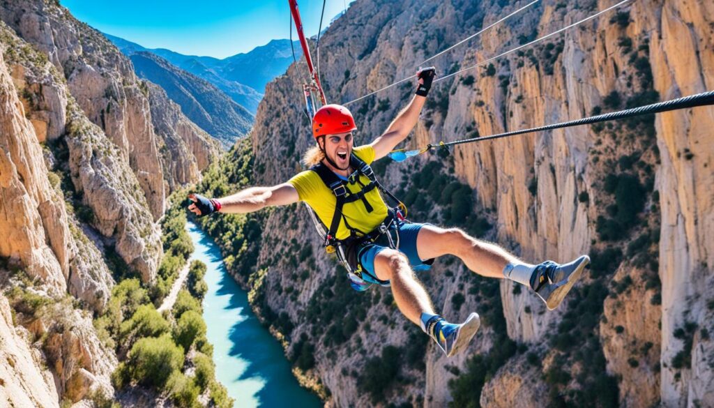 caminito del rey zipline