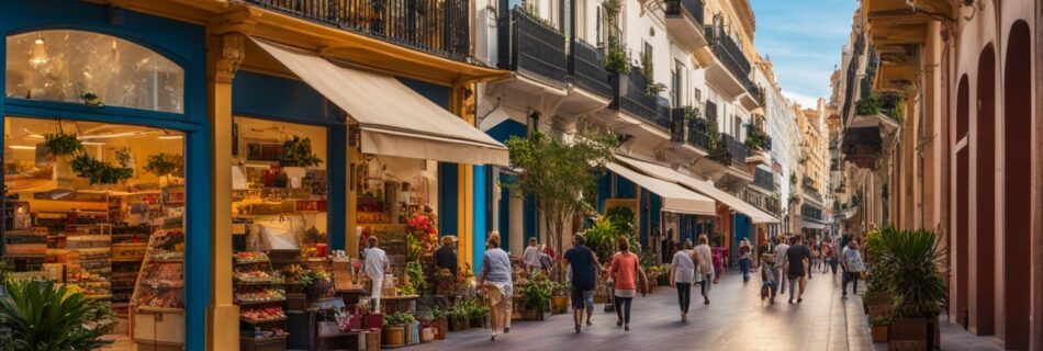 malaga shopping districts