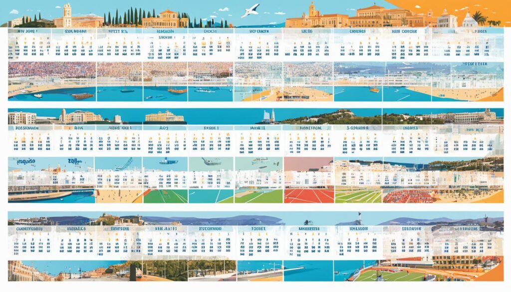 malaga sports calendar