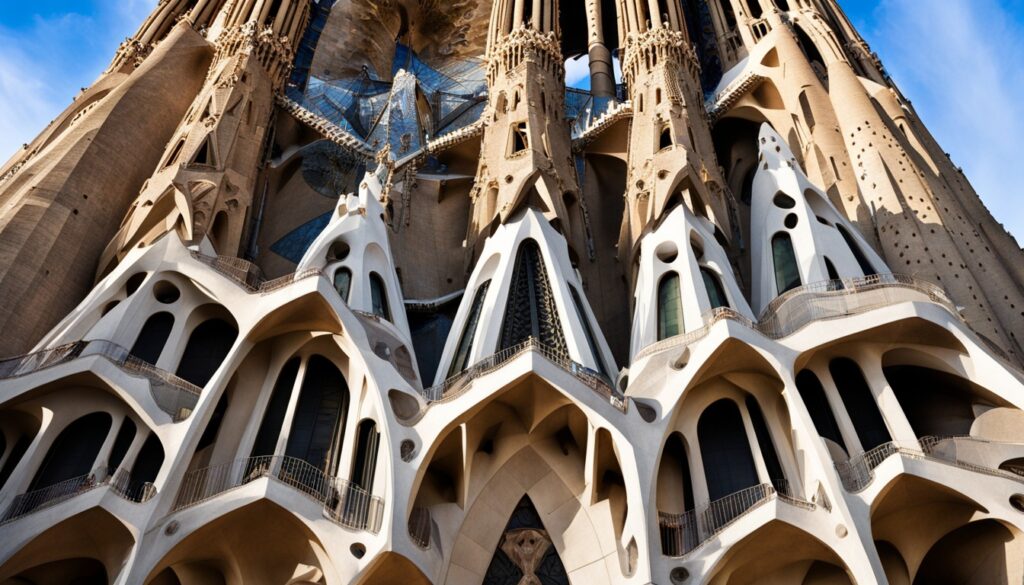 visiting sagrada familia